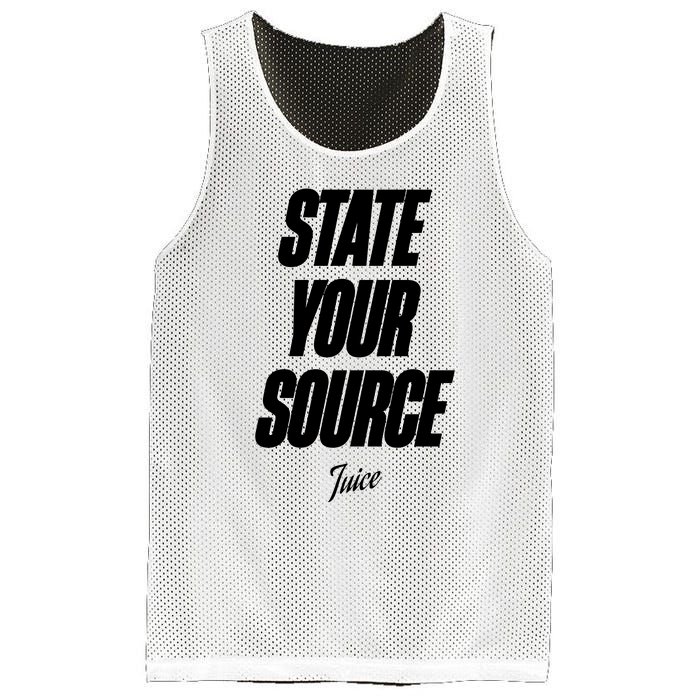 State Your Source Mesh Reversible Basketball Jersey Tank