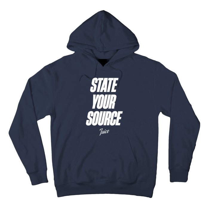 State Your Source Hoodie