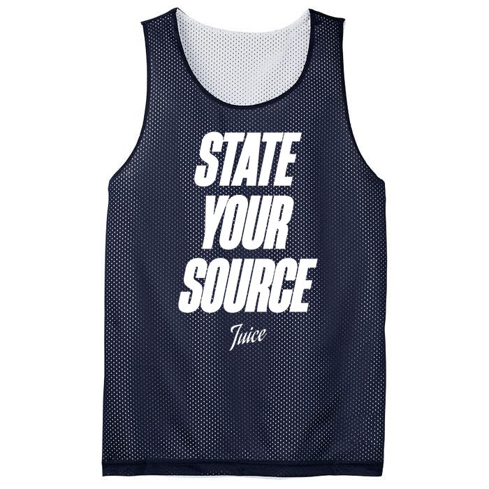 State Your Source Mesh Reversible Basketball Jersey Tank