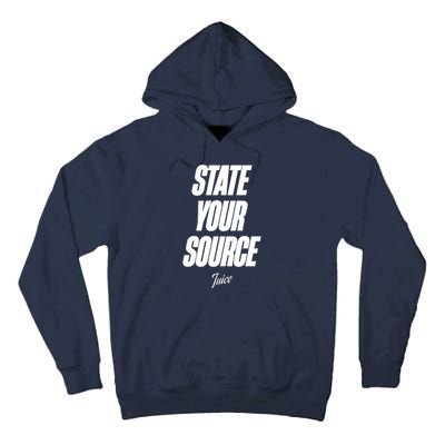 State Your Source Tall Hoodie