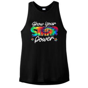 Show Your Staar Power Test Staar Day Mode On Teacher Testing Ladies PosiCharge Tri-Blend Wicking Tank