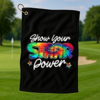 Show Your Staar Power Test Staar Day Mode On Teacher Testing Golf Towel