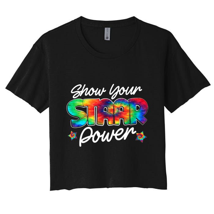Show Your Staar Power Test Staar Day Mode On Teacher Testing Crop Top