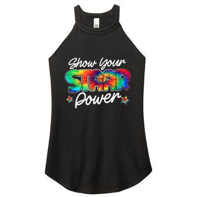 Show Your Staar Power Test Staar Day Mode On Teacher Testing Women's Perfect Tri Rocker Tank