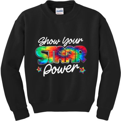 Show Your Staar Power Test Staar Day Mode On Teacher Testing Kids Sweatshirt