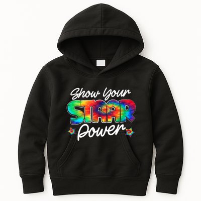 Show Your Staar Power Test Staar Day Mode On Teacher Testing Kids Hoodie