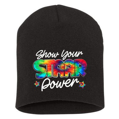 Show Your Staar Power Test Staar Day Mode On Teacher Testing Short Acrylic Beanie