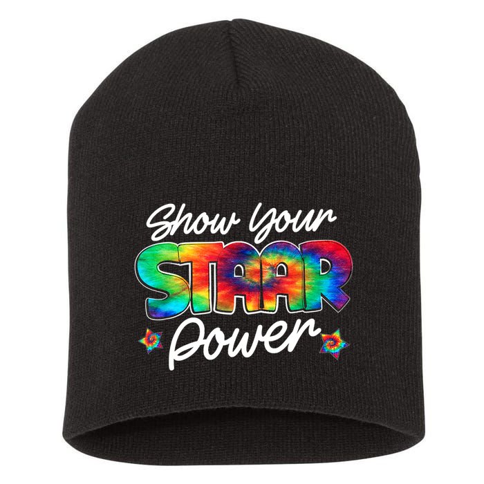 Show Your Staar Power Test Staar Day Mode On Teacher Testing Short Acrylic Beanie