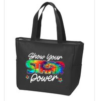 Show Your Staar Power Test Staar Day Mode On Teacher Testing Zip Tote Bag
