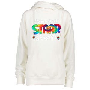 Show Your Staar Power Test Staar Day Mode On Teacher Testing Womens Funnel Neck Pullover Hood