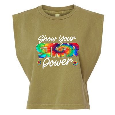 Show Your Staar Power Test Staar Day Mode On Teacher Testing Garment-Dyed Women's Muscle Tee