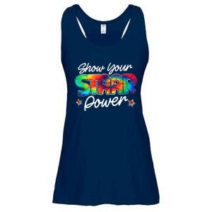 Show Your Staar Power Test Staar Day Mode On Teacher Testing Ladies Essential Flowy Tank