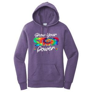 Show Your Staar Power Test Staar Day Mode On Teacher Testing Women's Pullover Hoodie