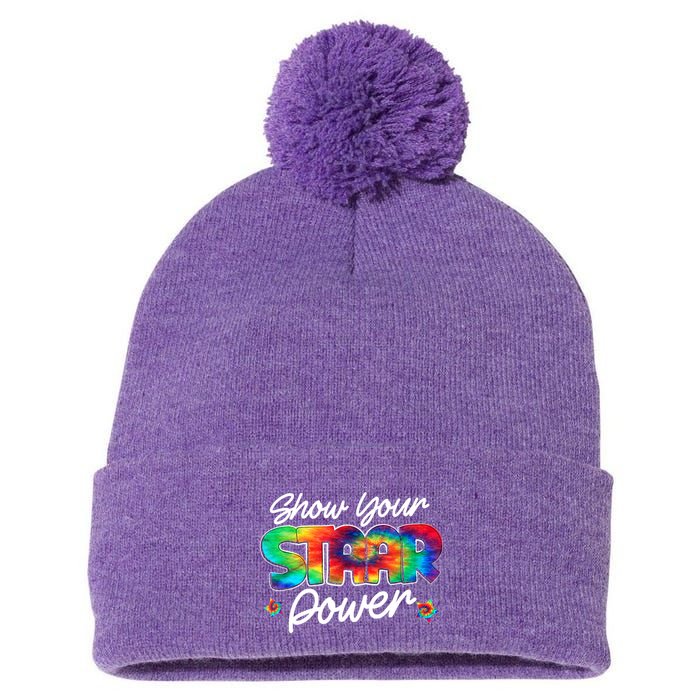 Show Your Staar Power Test Staar Day Mode On Teacher Testing Pom Pom 12in Knit Beanie