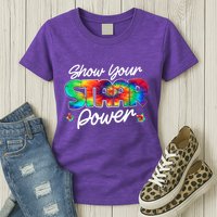 Show Your Staar Power Test Staar Day Mode On Teacher Testing Womens T-Shirt