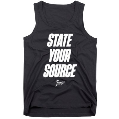 State Your Source Tank Top