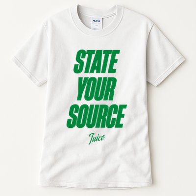 State Your Source Tall T-Shirt