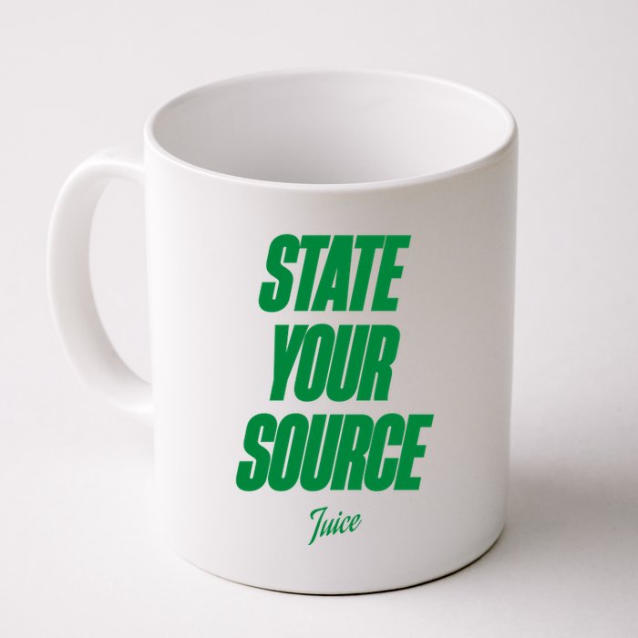 State Your Source Coffee Mug