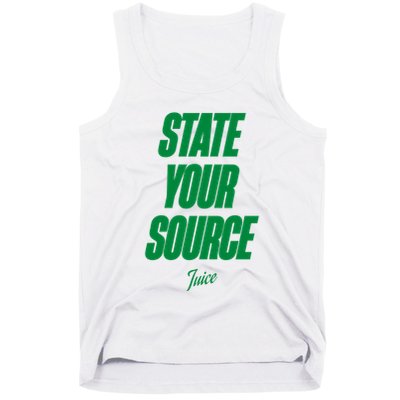 State Your Source Tank Top