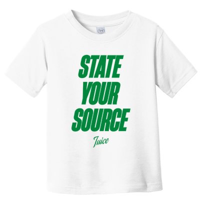 State Your Source Toddler T-Shirt