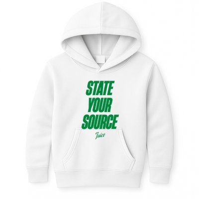 State Your Source Kids Hoodie