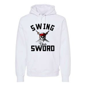 Swing Your Sword Hall State RIP Mike Coach Rest In Peace Premium Hoodie