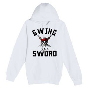 Swing Your Sword Hall State RIP Mike Coach Rest In Peace Premium Pullover Hoodie