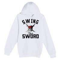 Swing Your Sword Hall State RIP Mike Coach Rest In Peace Premium Pullover Hoodie