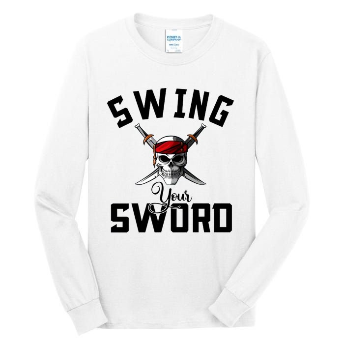 Swing Your Sword Hall State RIP Mike Coach Rest In Peace Tall Long Sleeve T-Shirt