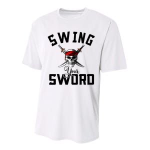 Swing Your Sword Hall State RIP Mike Coach Rest In Peace Performance Sprint T-Shirt