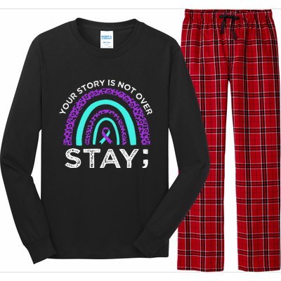 Stay Your Story Is Not Over Suicide Prevention Awareness Long Sleeve Pajama Set