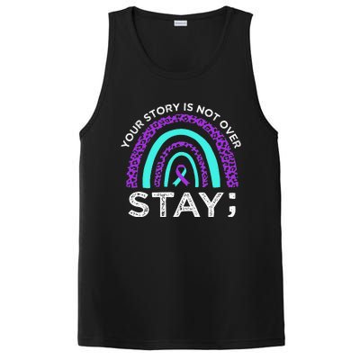 Stay Your Story Is Not Over Suicide Prevention Awareness PosiCharge Competitor Tank