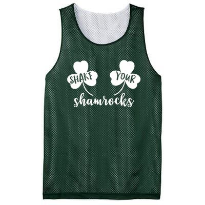 Shake Your Shamrocks Funny Saint Patrick's Day Mesh Reversible Basketball Jersey Tank