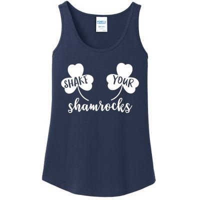 Shake Your Shamrocks Funny Saint Patrick's Day Ladies Essential Tank