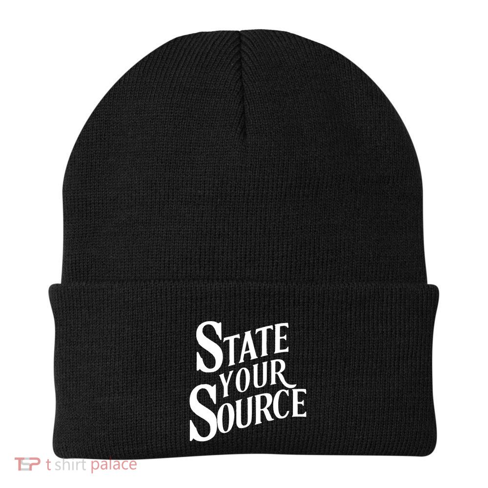 State Your Source Knit Cap Winter Beanie