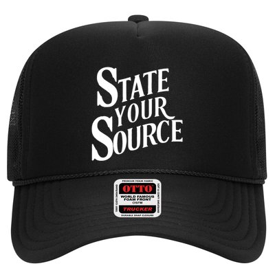 State Your Source Trucker Hat
