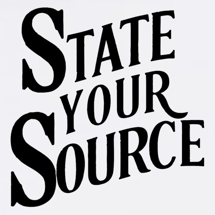 State Your Source Mousepad