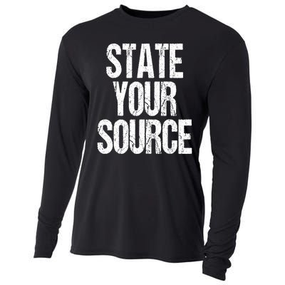 State Your Source Cooling Performance Long Sleeve Crew