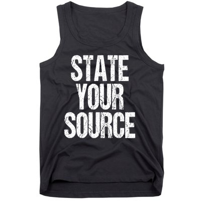 State Your Source Tank Top