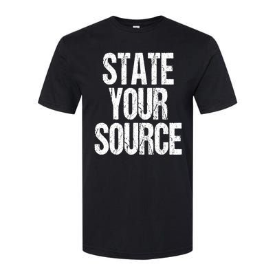 State Your Source Softstyle CVC T-Shirt