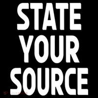 State Your Source Drawstring Bag