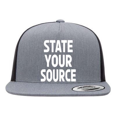 State Your Source Flat Bill Trucker Hat