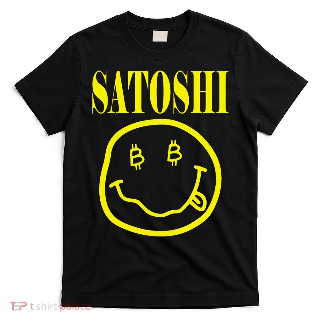 Satoshi Yellow Smile Face T-Shirt