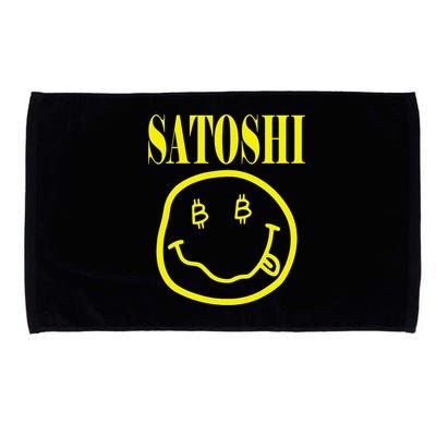 Satoshi Yellow Smile Face Microfiber Hand Towel