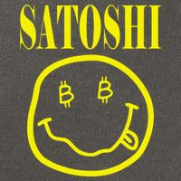 Satoshi Yellow Smile Face Cotton Canvas Backpack