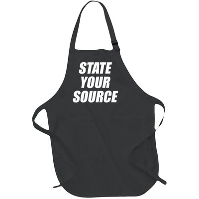 State Your Source Full-Length Apron With Pockets