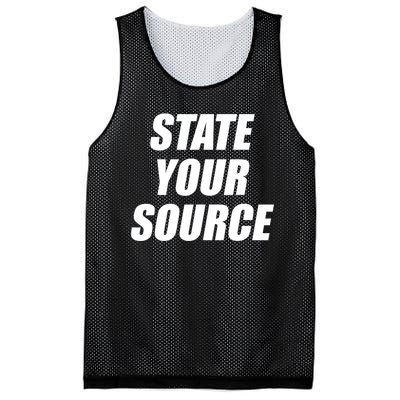 State Your Source Mesh Reversible Basketball Jersey Tank