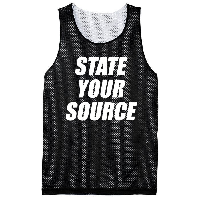 State Your Source Mesh Reversible Basketball Jersey Tank