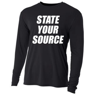 State Your Source Cooling Performance Long Sleeve Crew