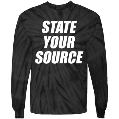 State Your Source Tie-Dye Long Sleeve Shirt